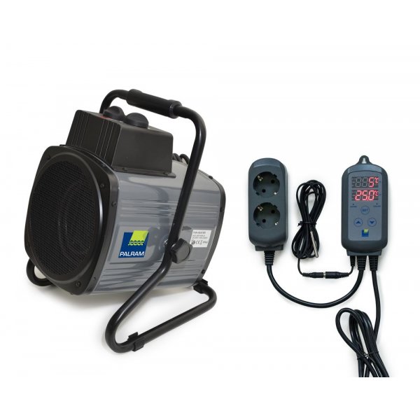 Portabel varmevifte med termostat - 2400W Portabel varmevifte med termostat - 2400W