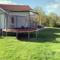 Kundebilde Trampoline med sikkerhetsnett - 425 cm