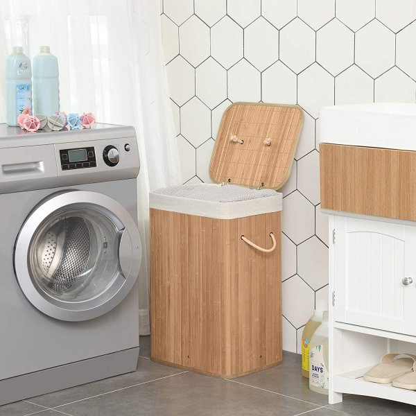 Carolin skittentøyskurv 72 l - Bambus Carolin skittentøyskurv 72 l - Bambus