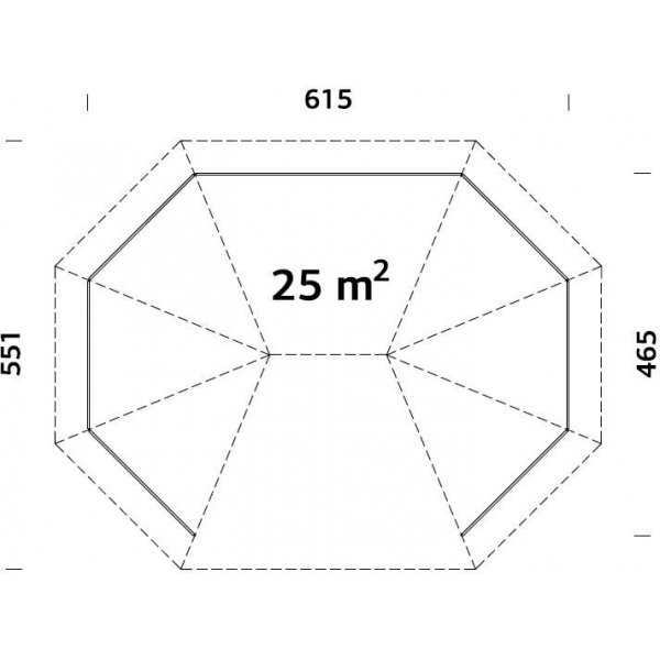 Paviljong Betty - 25,0 m² Paviljong Betty - 25,0 m²