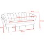 Sofa off-white 3-seter - 180 cm - Kingsley Sofa off-white 3-seter - 180 cm - Kingsley