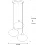 Smoke taklampe 51 - Sort Smoke taklampe 51 - Sort