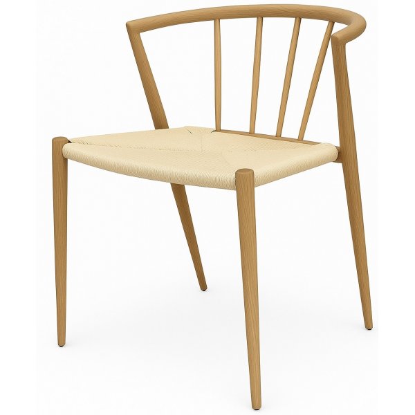 Utend�rs stol i exoliation og tausete Beige - Bella