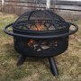 Habanero bålpanne i stål / bålkurv | Bærbar grill for utendørs bruk | Eldsland Habanero bålpanne i stål / bålkurv | Bærbar grill for utendørs bruk | Eldsland