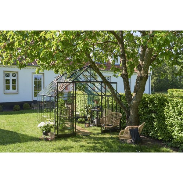 Drivhus Qube 9,9 m - Sort