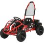 Crosskart / minibuggy - 98cc + Reflekterende sele