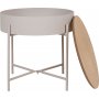 Sisco sidebord Beige/Grå Ø40 cm Sisco sidebord Beige/Grå Ø40 cm