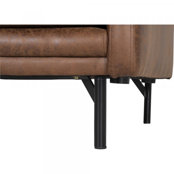 Vintage sofa 3-seter brun 223 cm Vintage sofa 3-seter brun 223 cm