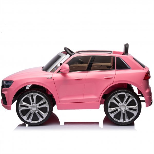 Elbil for barn Audi Q8 2x35W 12V7Ah | Rosa