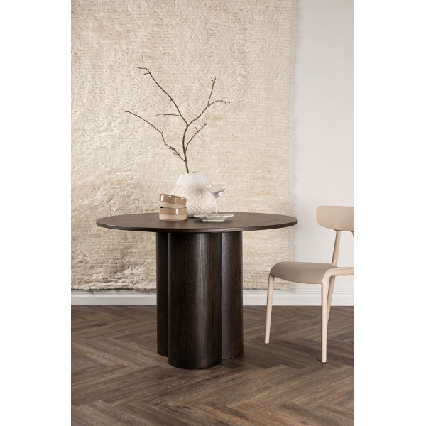 Spisebord Olivia rundt 110 cm mokka Spisebord Olivia rundt 110 cm mokka