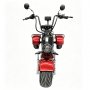 Elscooter Trehjuling - R�d 2000W + L�s kjede