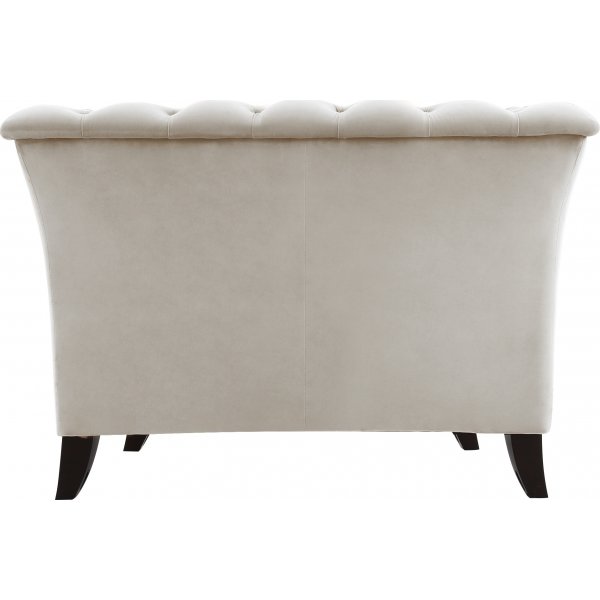 Lenestol i chesterfield beige fløyel - Milton Lenestol i chesterfield beige fløyel - Milton