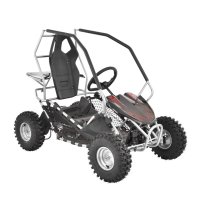 Crosskart / Mini-UTV for barn - 500W - Sølv Crosskart / Mini-UTV for barn - 500W - Sølv