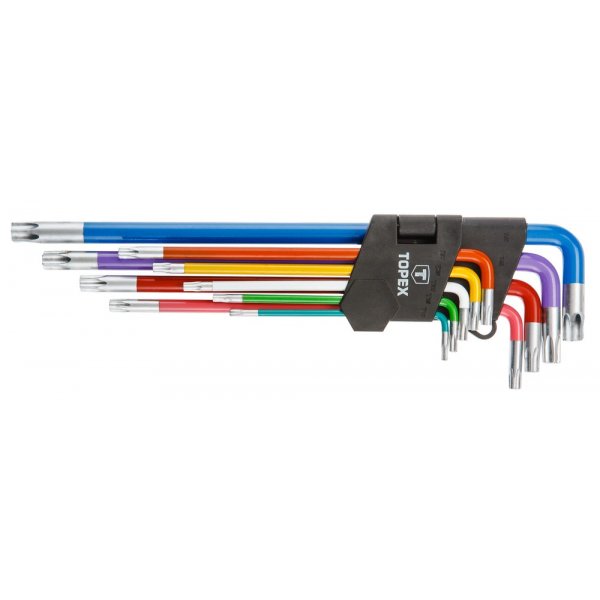 Torxnkkelsett T10 - T50, 9 deler