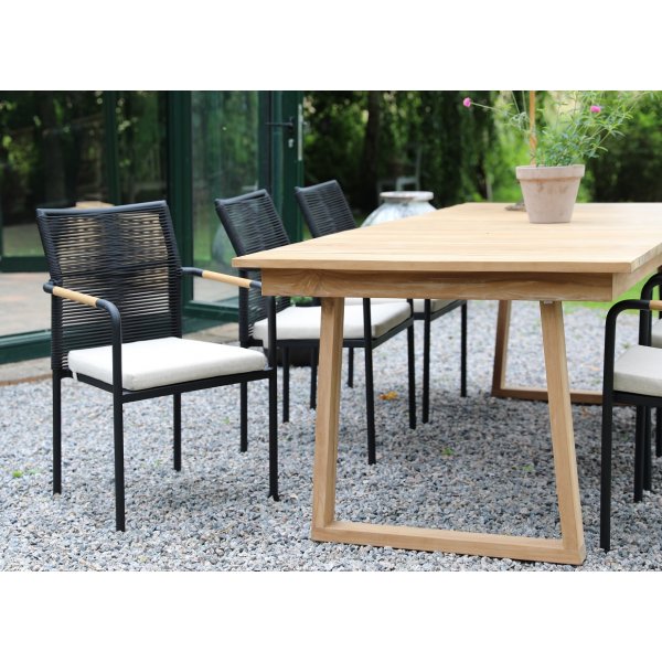 Saltö spisebord i teak - 240x100 cm Saltö spisebord i teak - 240x100 cm