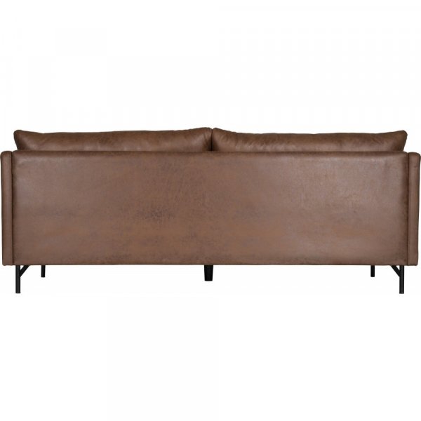 Vintage sofa 3-seter brun 223 cm Vintage sofa 3-seter brun 223 cm