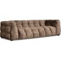 Bill 3-seters sofa - brun chenille (Milton New 04)