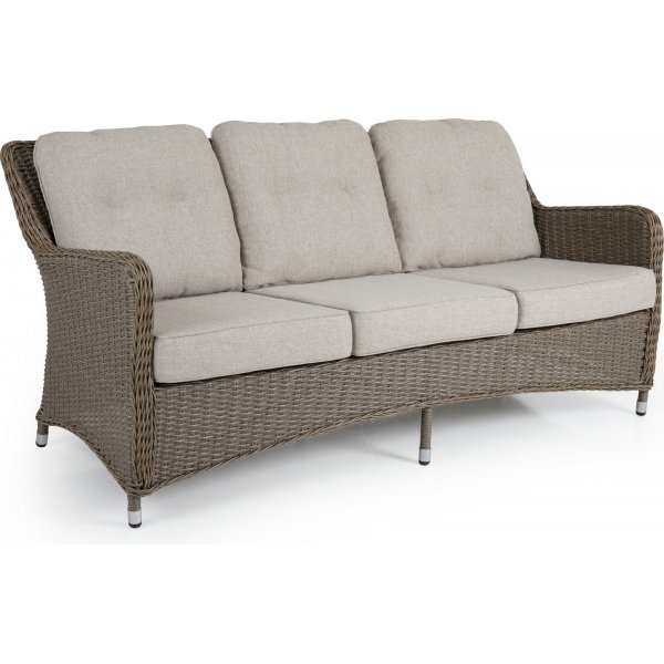 Svanö - Loungesett i 4 deler | Naturlig farget kunstrotting Svanö - Loungesett i 4 deler | Naturlig farget kunstrotting