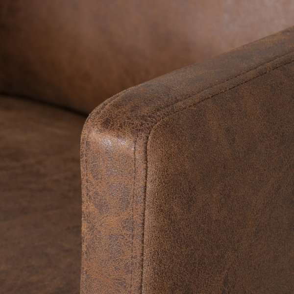 Vintage sofa 3-seter brun 223 cm Vintage sofa 3-seter brun 223 cm