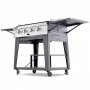 Gassdrevet stekebord 16 kW - 4 rustfrie brennere - Lockhart