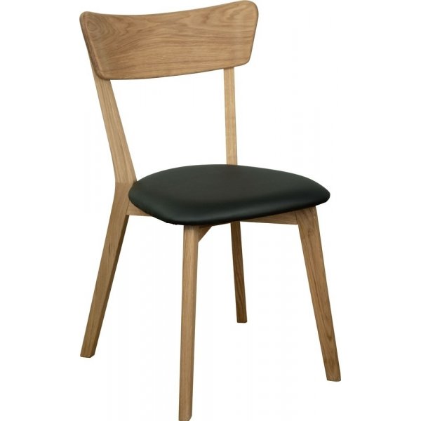 Spisestol svart/eik - Amino