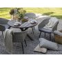 Utend�rs stol med gr� pute - Aster