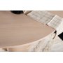 Spisebord rundt 110 cm hvitvasket - Olivia Spisebord rundt 110 cm hvitvasket - Olivia