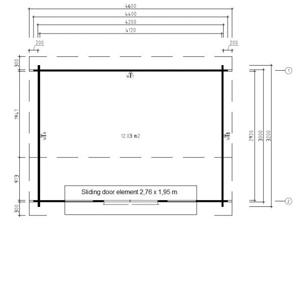Kajsa A Anneks - 14 m² Kajsa A Anneks - 14 m²