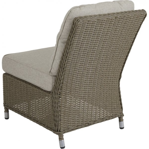 Baskemölle utendørs sofagruppe; Hjørnesofa med bord i naturrotting Baskemölle utendørs sofagruppe; Hjørnesofa med bord i naturrotting