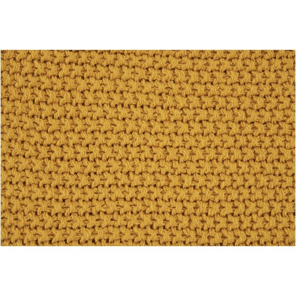 Rutete 170 x 130 cm - Oker Rutete 170 x 130 cm - Oker