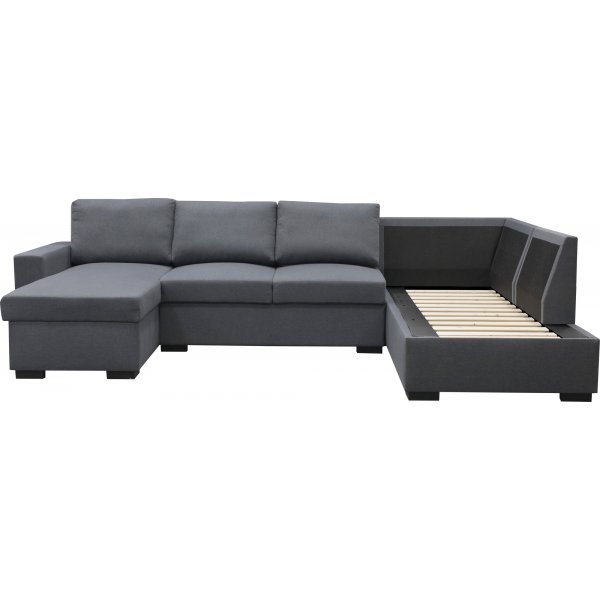 U-sofa Solna vendbar - 309 cm - mørkegrå U-sofa Solna vendbar - 309 cm - mørkegrå