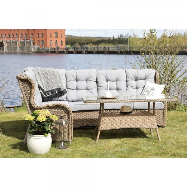 Orleans utemøbelgruppe venstre - Natur Orleans utemøbelgruppe venstre - Natur