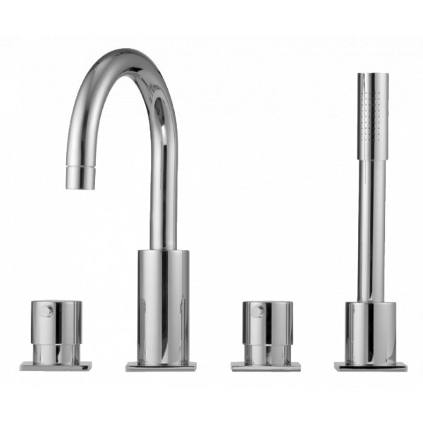 Mora Inxx blandebatteri for spa - spabatteri for badekar - krom