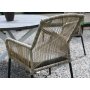 Vridd syntetisk rottingstol Gr� - Ystad