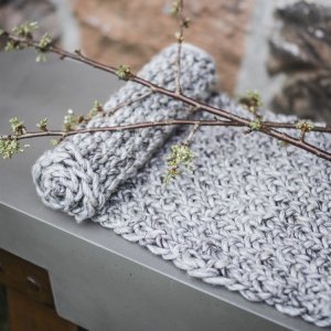 Truls sittepute 35 x 120 cm - Lys gr� Melange