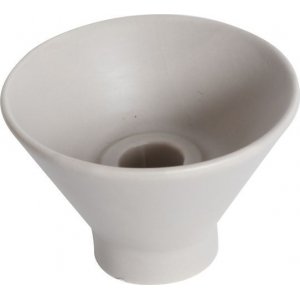 Rund lysestake 10,5 cm - Beige