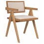 Lenestol Natur/Lin 100 % FSG-sertifisert heltre eik - Greta Lenestol Natur/Lin 100 % FSG-sertifisert heltre eik - Greta