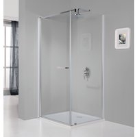 Prestige III dusjhjørne - 6 mm glass (H 195 cm) mange størrelser Prestige III dusjhjørne - 6 mm glass (H 195 cm) mange størrelser