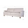 3-seters sofa beige Howard Watford Deluxe
