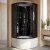 Dusjkabinett 90x90x215 cm | Svart/Hvit | Hercules 900 Dusjkabinett 90x90x215 cm | Svart/Hvit | Hercules 900