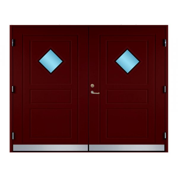 Trondheim slagport med klarglass + Karmskruepakke