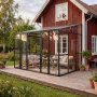 Veggmontert vinterhage - 10,1 m² og skyvedører i glass til balkong Veggmontert vinterhage - 10,1 m² og skyvedører i glass til balkong