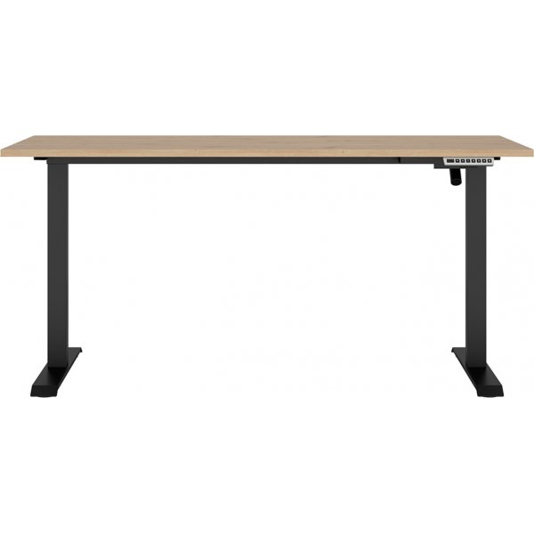 Elektrisk skrivebord 160 cm bredt - Eik