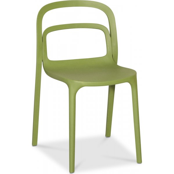 Nordan spisestol stabelbar - Grnn (plast)
