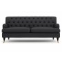 Sofa 3-seter 215 cm - M�rkegr� - Howard Barkley