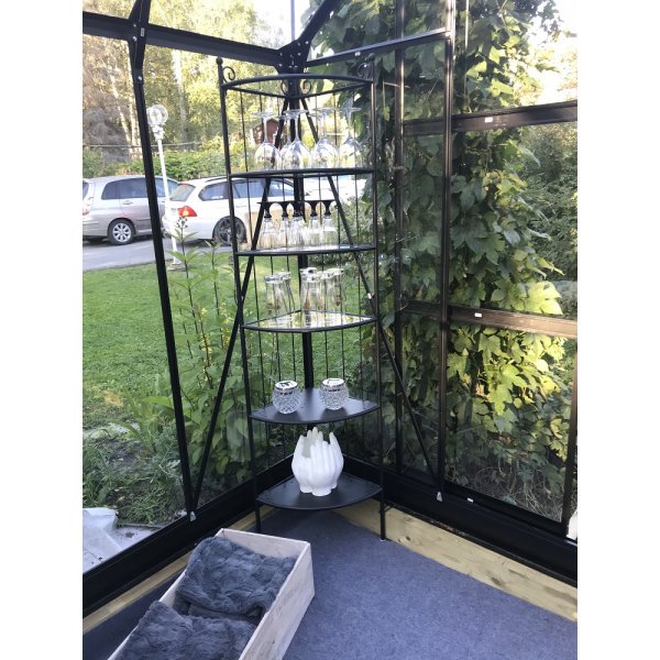 Drivhus Neptunus - 9,6 m² + Drivhusbord Drivhus Neptunus - 9,6 m² + Drivhusbord