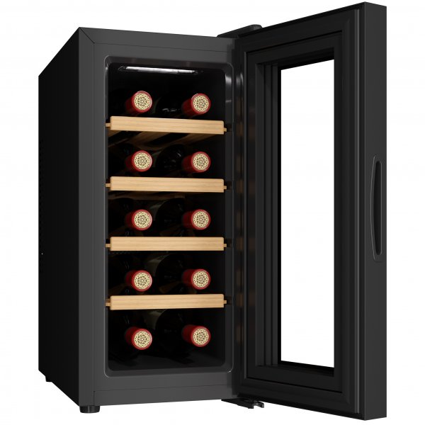 Vinkj�ler 10 flasker | Ekstra stilleg�ende | LED-belysning | 26,5 cm smal