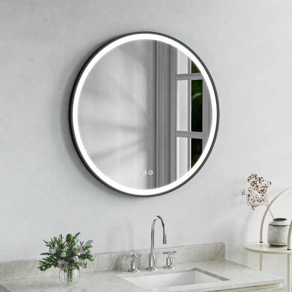 Baderomsspeil Luna med dimbart lys - 80 cm Baderomsspeil Luna med dimbart lys - 80 cm