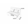 Helsingborg utfellbar sovesofa - Gr� | 193 cm