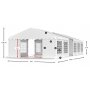 Partytelt Eco 1 i PE - 3 x 14 m